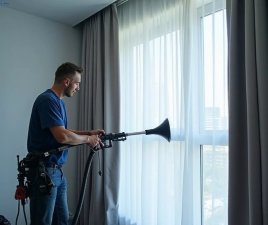 Professional drapes cleaning process tools Matty Curtain Cleaning annandale-nsw